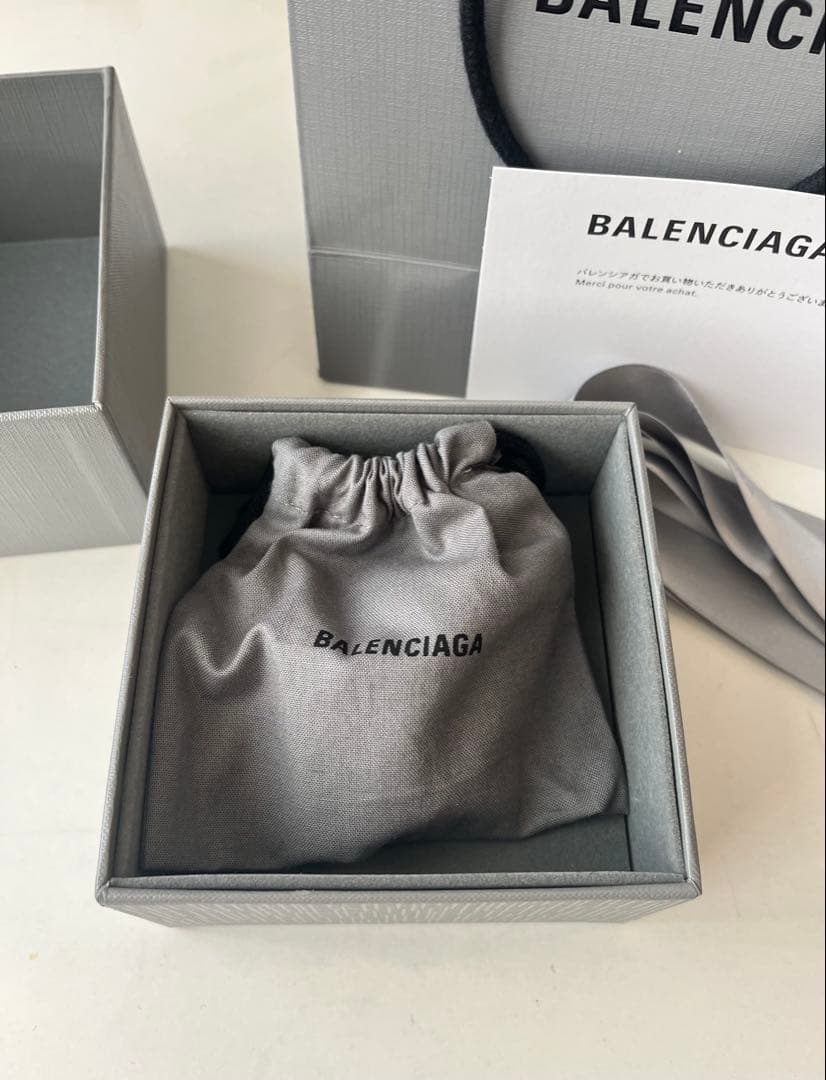 【超美品】BALENCIAGA シルバーブレスレット