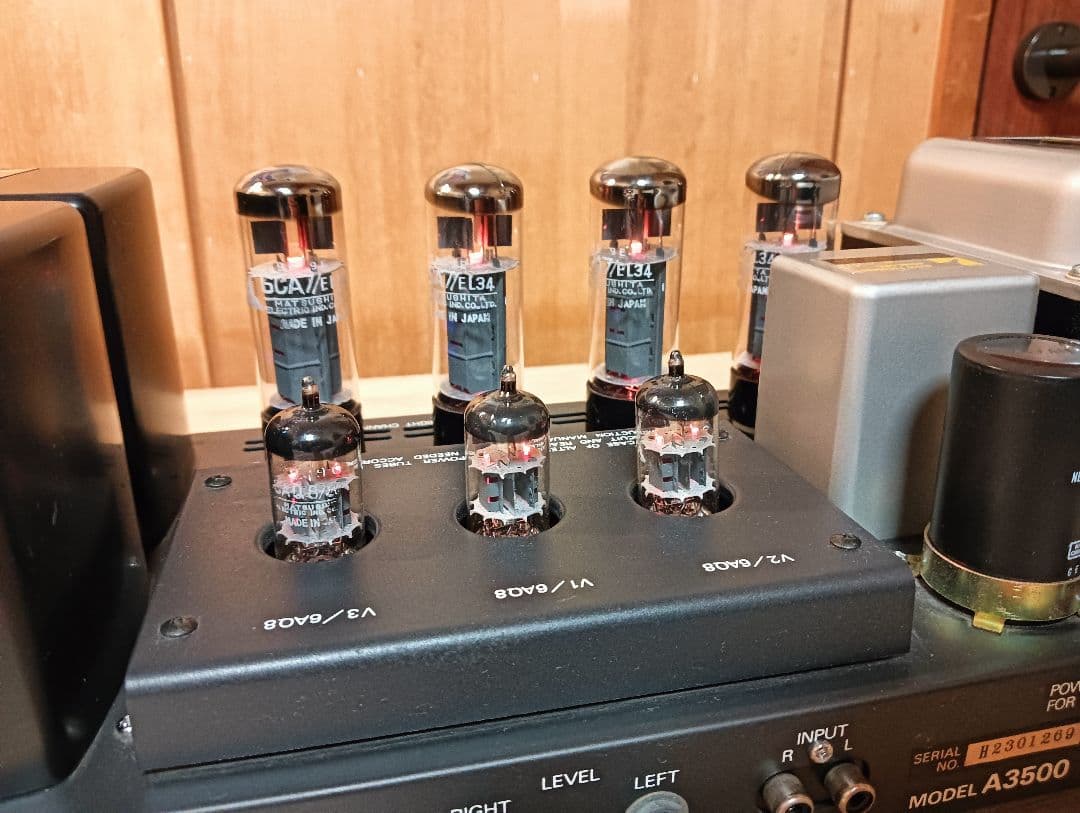 【動作確認済・美品】A3500 LUXKIT 真空管パワーアンプ　マニュアル付