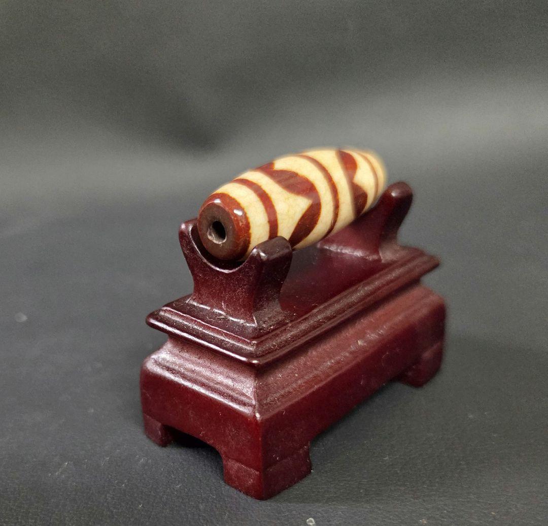 955　専用です。　上肯　双虎牙天珠　龍紋　希少　dzibeads！