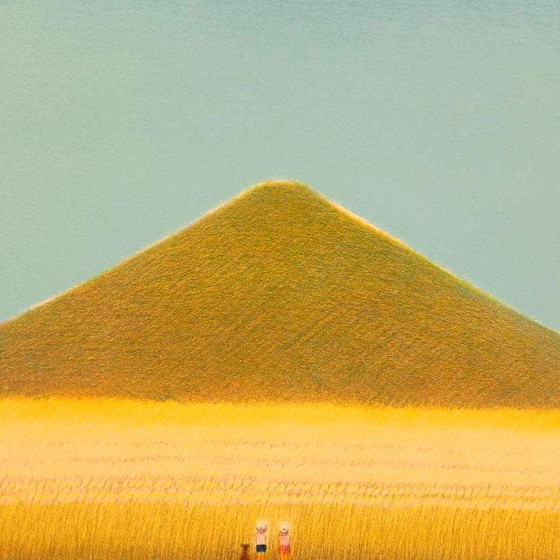 ハナ！☆府川 誠☆「穂・秋」 リトグラフ　 全紙サイズ ！