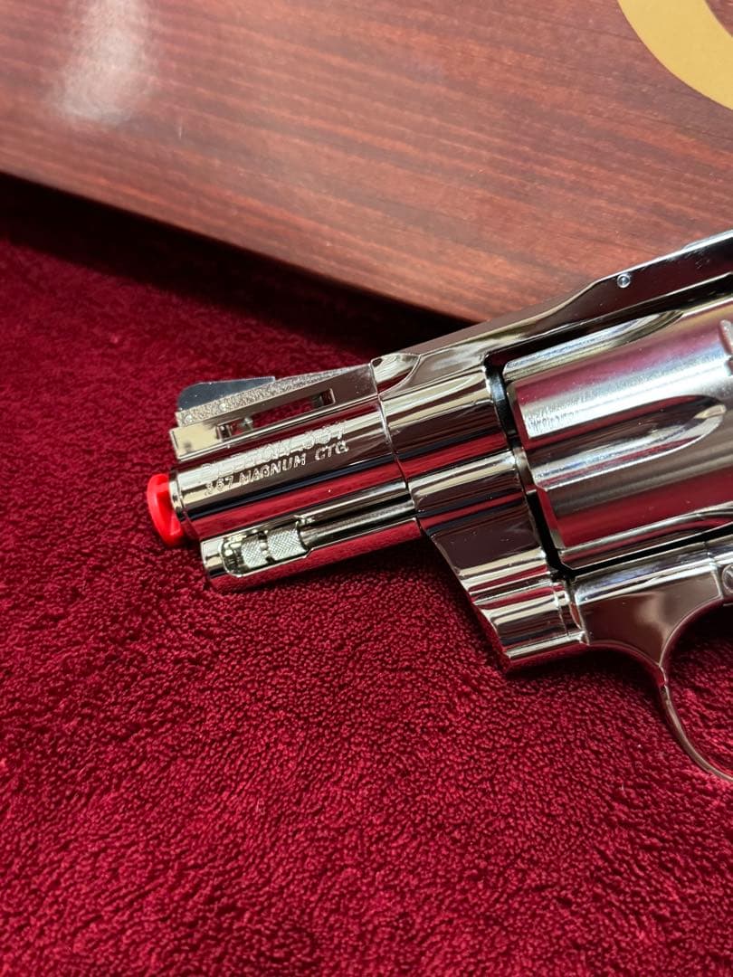 タナカ　コルトパイソン2.5インチ　ニッケルフィニッシュ　Rモデル　ガスガン