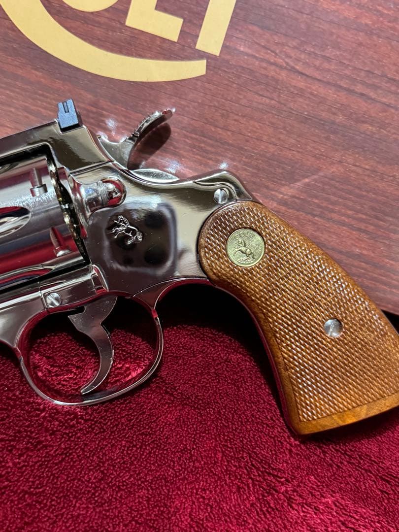 タナカ　コルトパイソン2.5インチ　ニッケルフィニッシュ　Rモデル　ガスガン