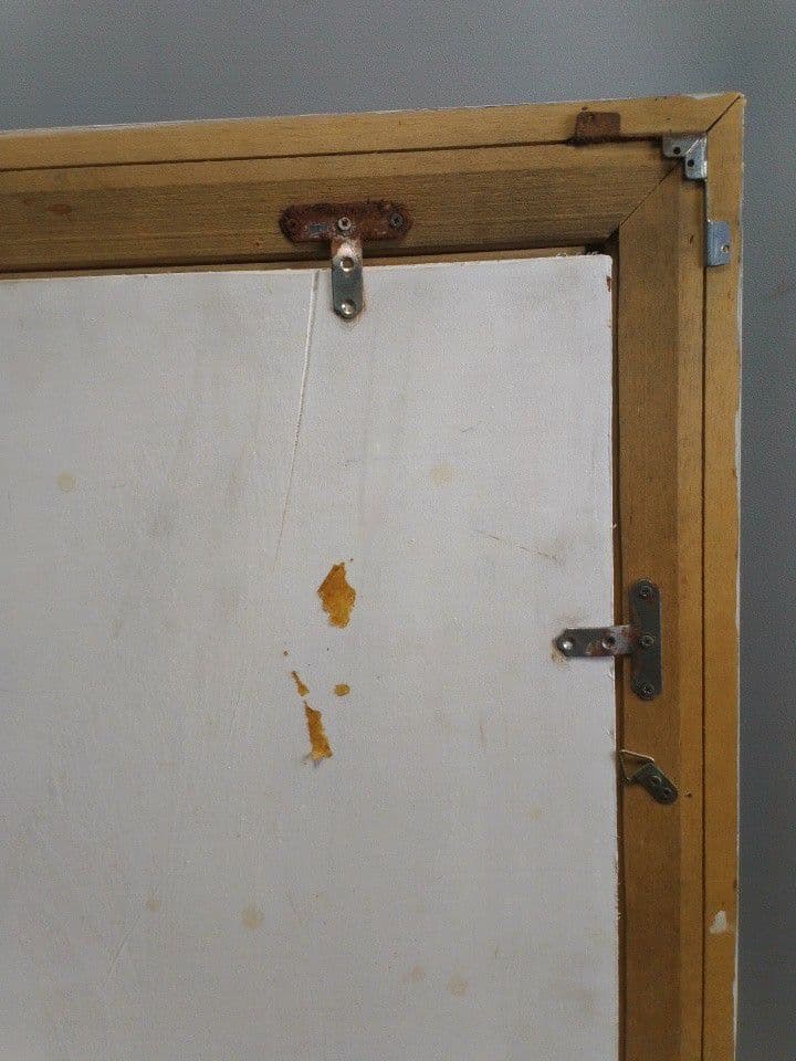 相馬武夫絵画　期待　1983年7月　ミケランジェロによる　外寸約83×55cm