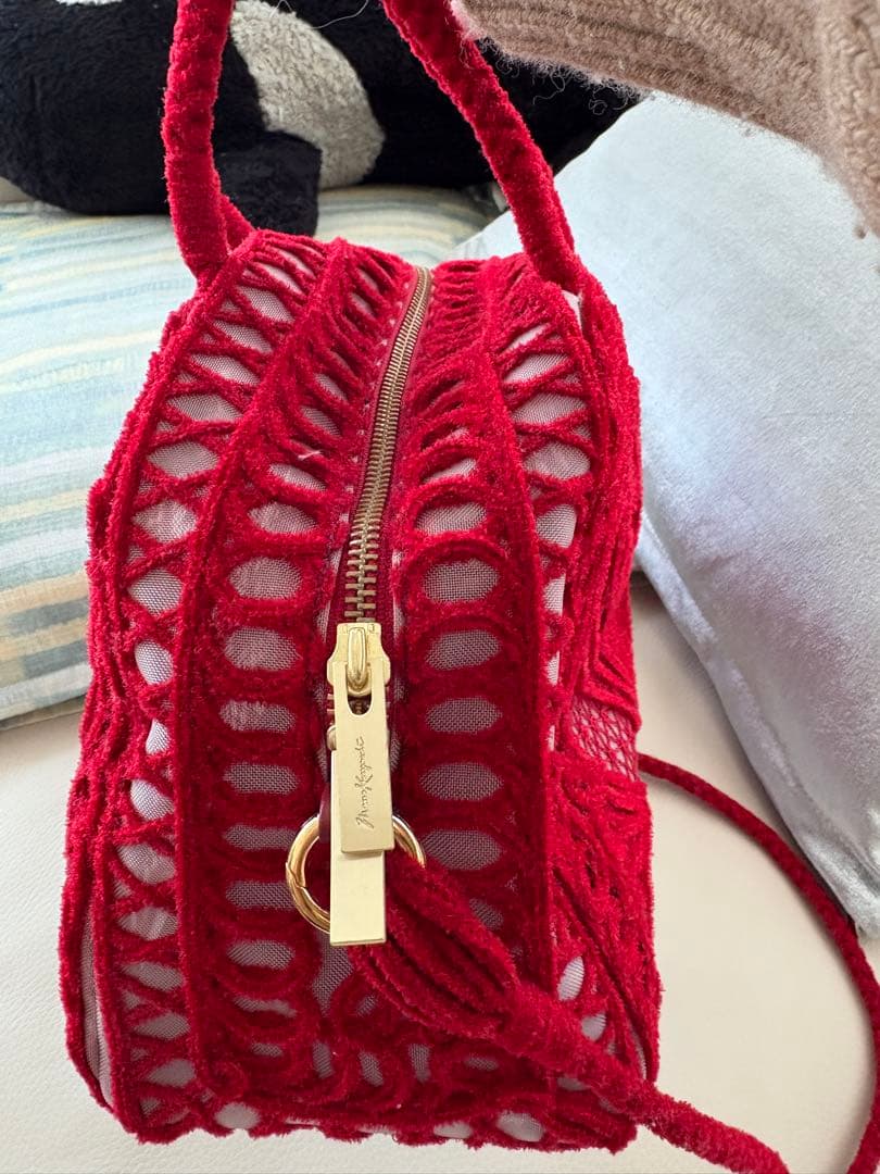 マメクロゴウチ mame kurogouchi コード刺繍バッグ