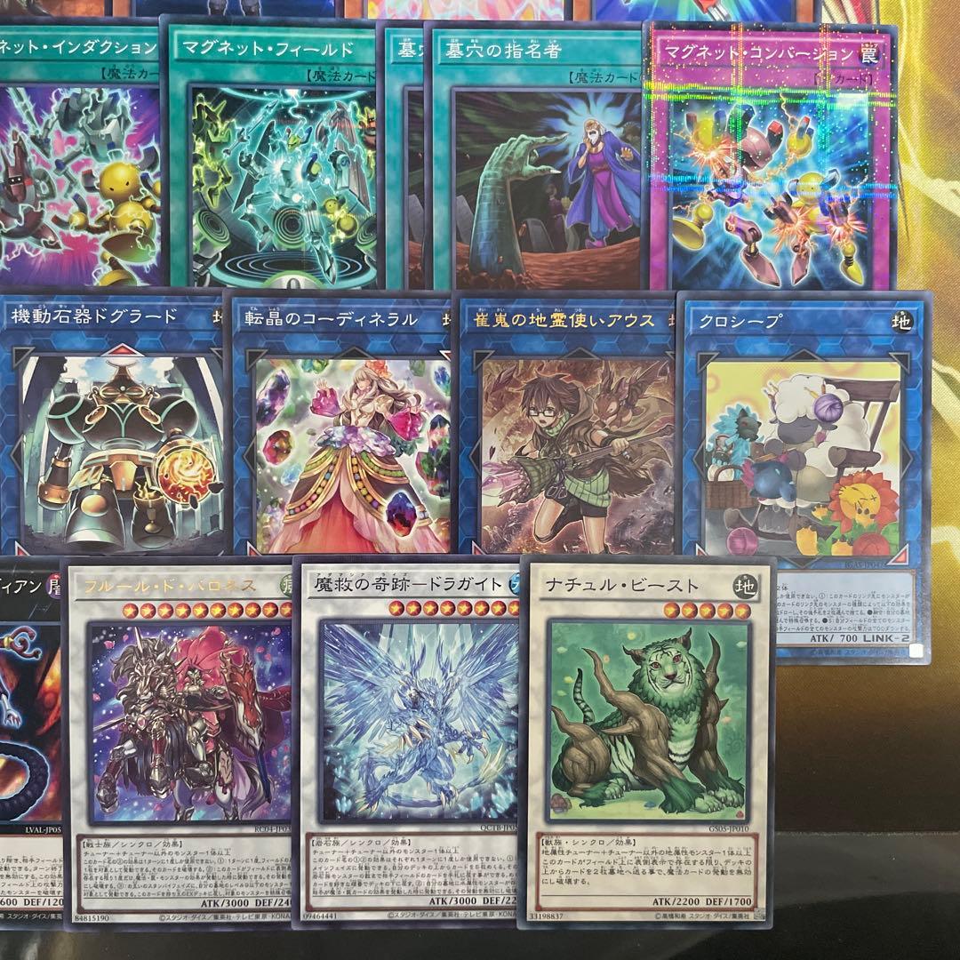 本格構築 磁石の戦士デッキ リニアマグナム デューテリオン 電磁石の戦士β