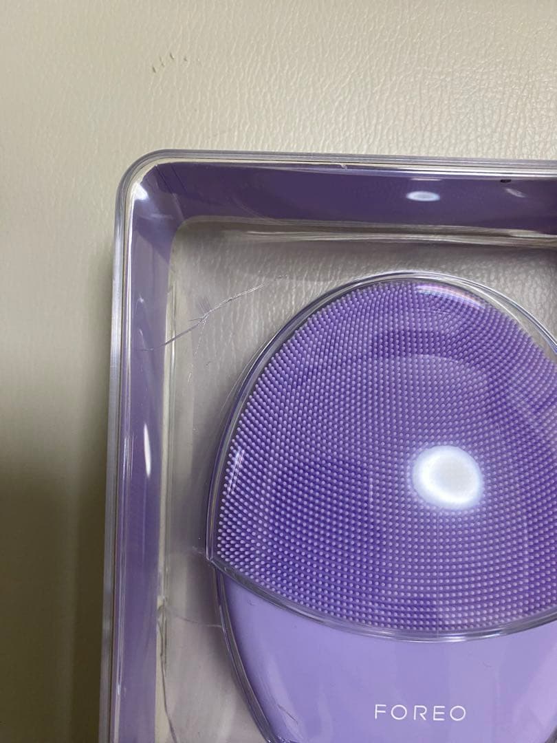 新品未使用　FOREO LUNA 3 洗顔ブラシ パープル　ケース破損