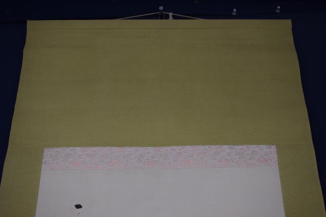 【真作】山田秋坪/芥子に小禽画賛/ケシに雀/掛軸☆宝船☆Y-661　JM