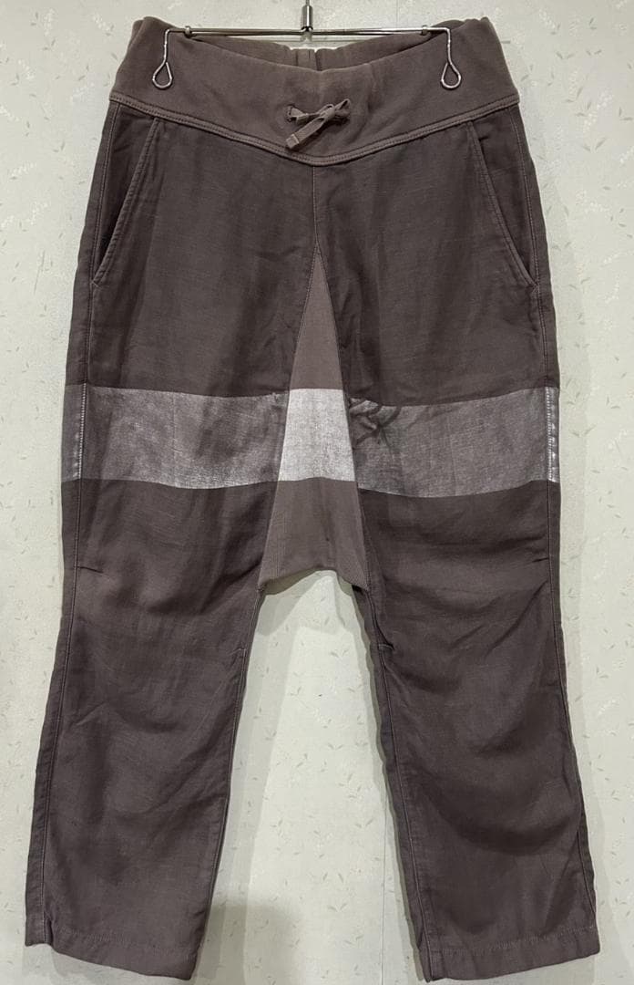 ＊キャピタル KAPITAL 麻混 サルエル イージーパンツ 日本製 M
