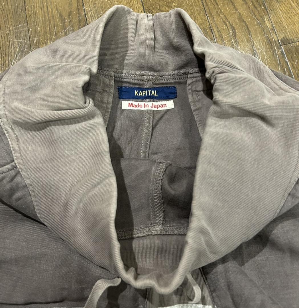 ＊キャピタル KAPITAL 麻混 サルエル イージーパンツ 日本製 M