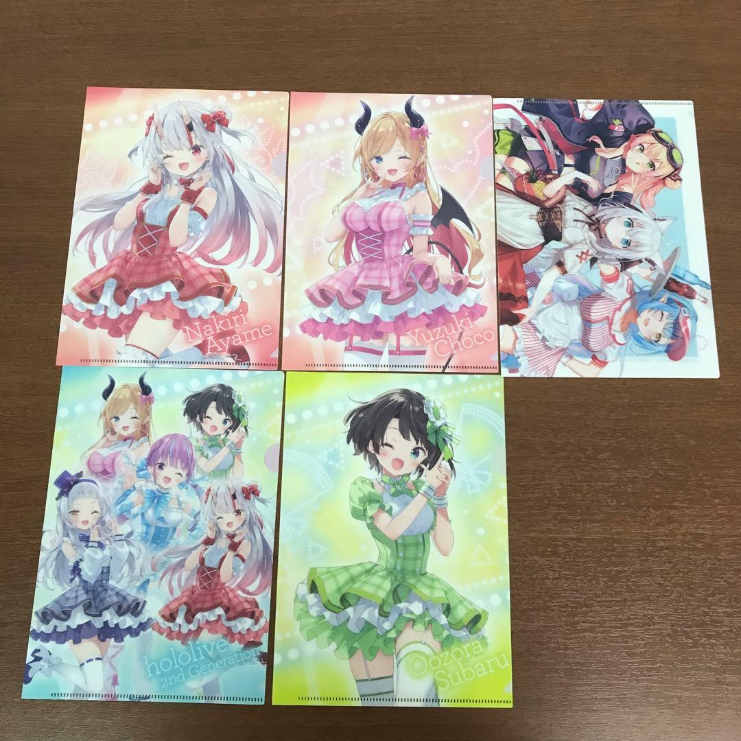 ❶未開封含 ホロライブ セブンイレブン ファミマコラボ クリアファイルまとめ売り