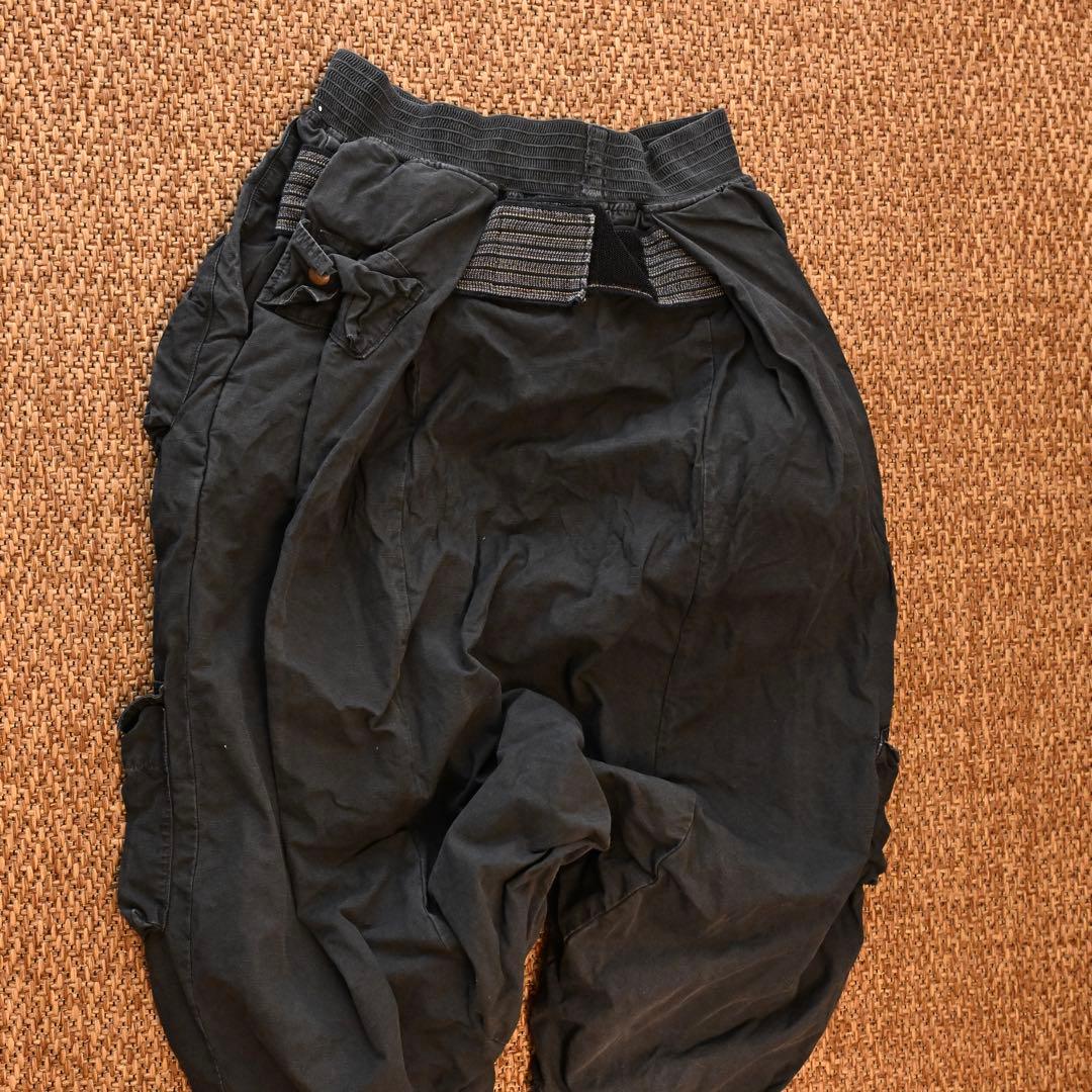 希少 Kapital ブラック サルエルパンツ サイドポケット付き