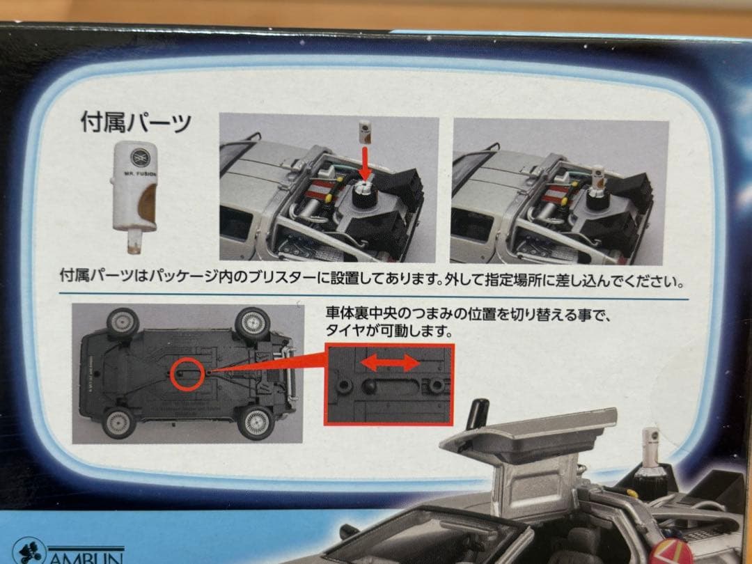 フリューくじ ラストゲット賞 デロリアン BACK TO THE FUTURE