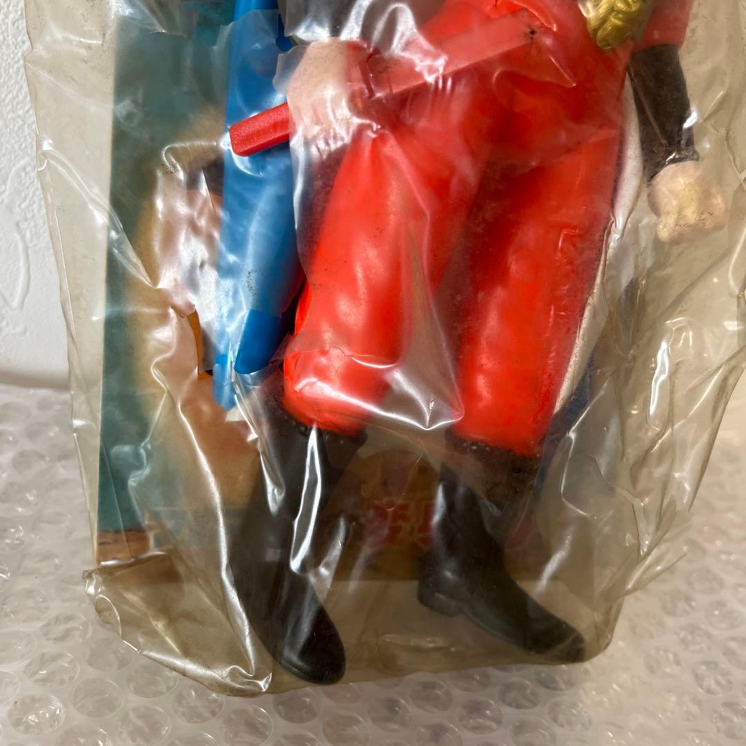 ⚠️デッドストック　快傑　ライオン丸　スタンダード　ソフビ　ブルマァク　当時物