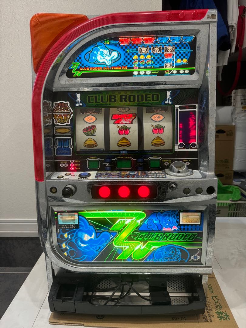 【希少】クラブロデオ T スロット 不要機 実機 家庭用電源 パチスロ実機