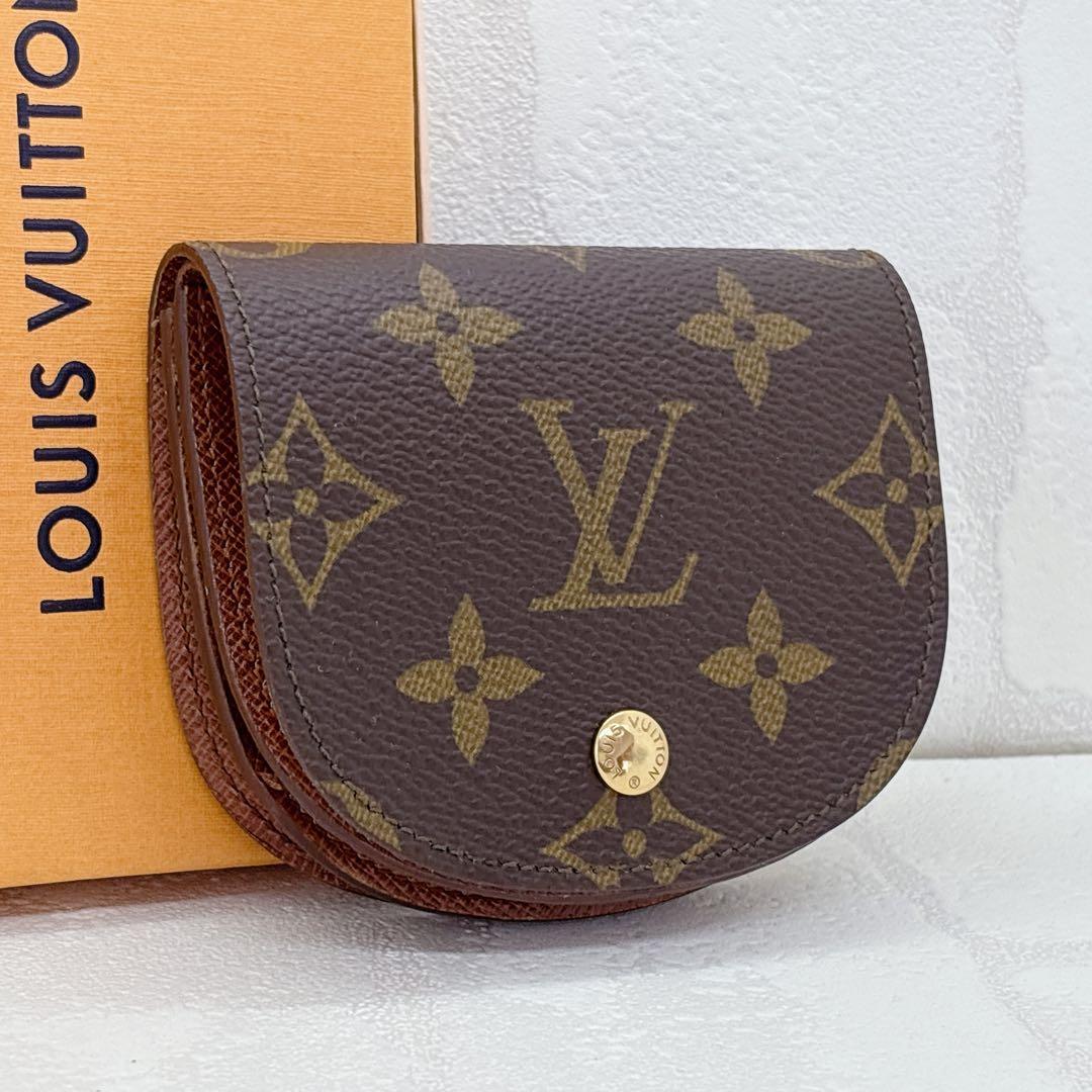 美品✨ ルイヴィトン VUITTON モノグラム ポルトモネ グゼ ケース