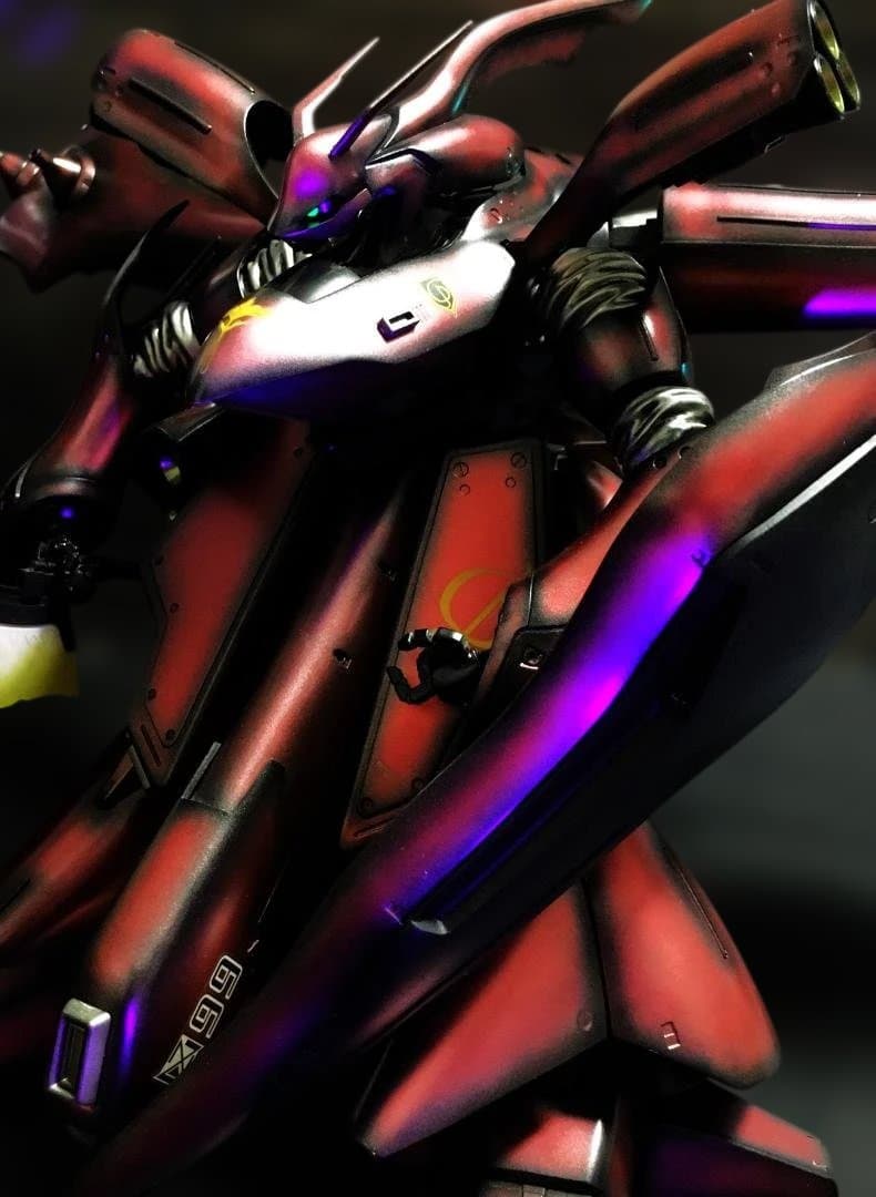 RE 1/100 MSN-04II ナイチンゲール グラデーション全塗装完成品