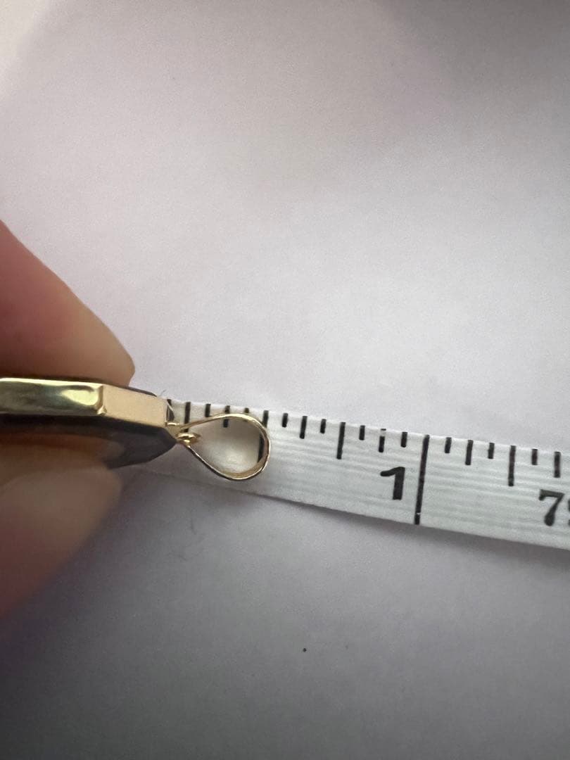 K24ネックレストップ K18枠 ツバル ペンダントトップ