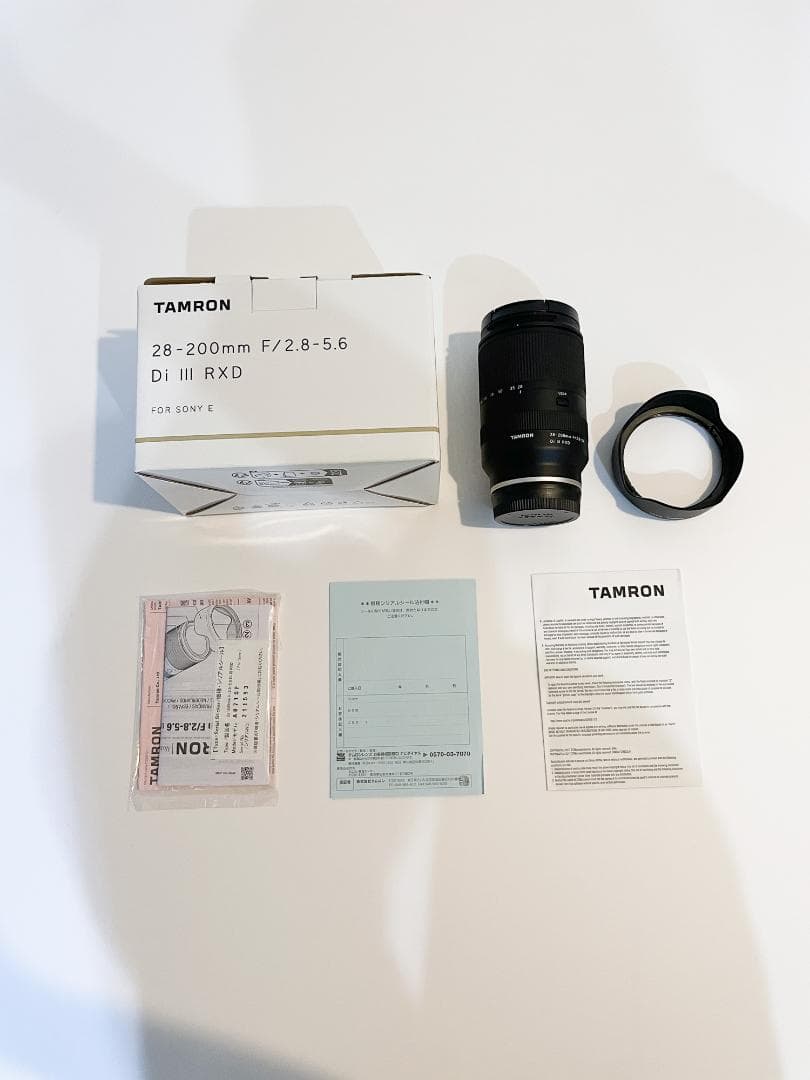 TAMRON 28-200mm F2.8-5.6 Di III RXD ソニー用