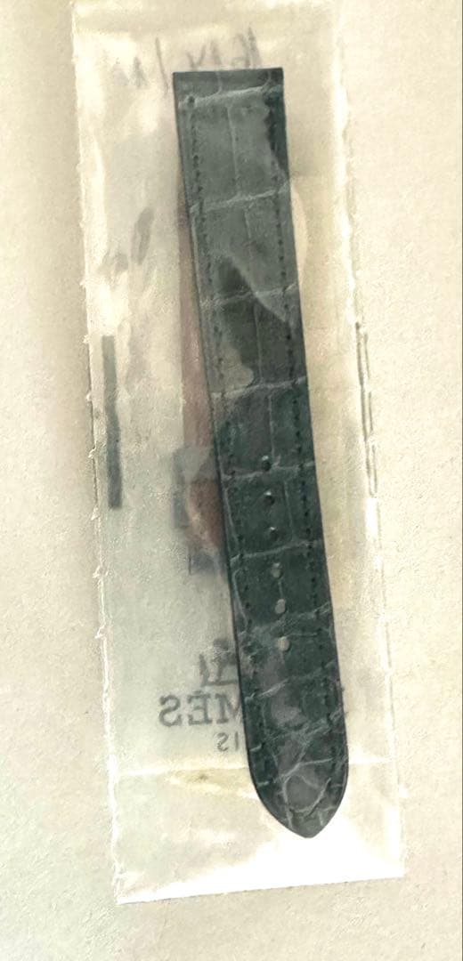 HERMES ブルージーン　アリゲーターレザー　時計ベルト　16ミリ