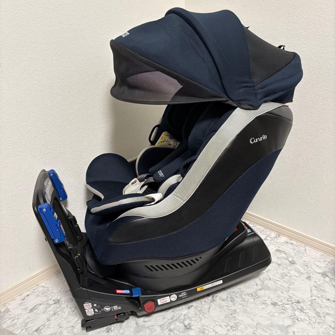 超美品✨丸洗い済み✨清潔✨アップリカ　クルリラ　シートベルト ISOFIX 両用