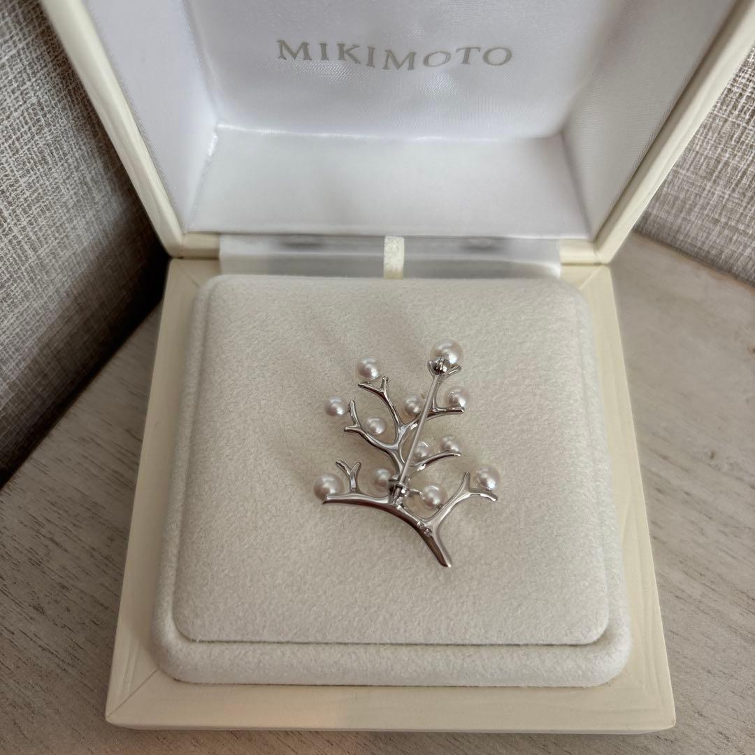 MIKIMOTO 真珠ブローチ Kofuku no ki