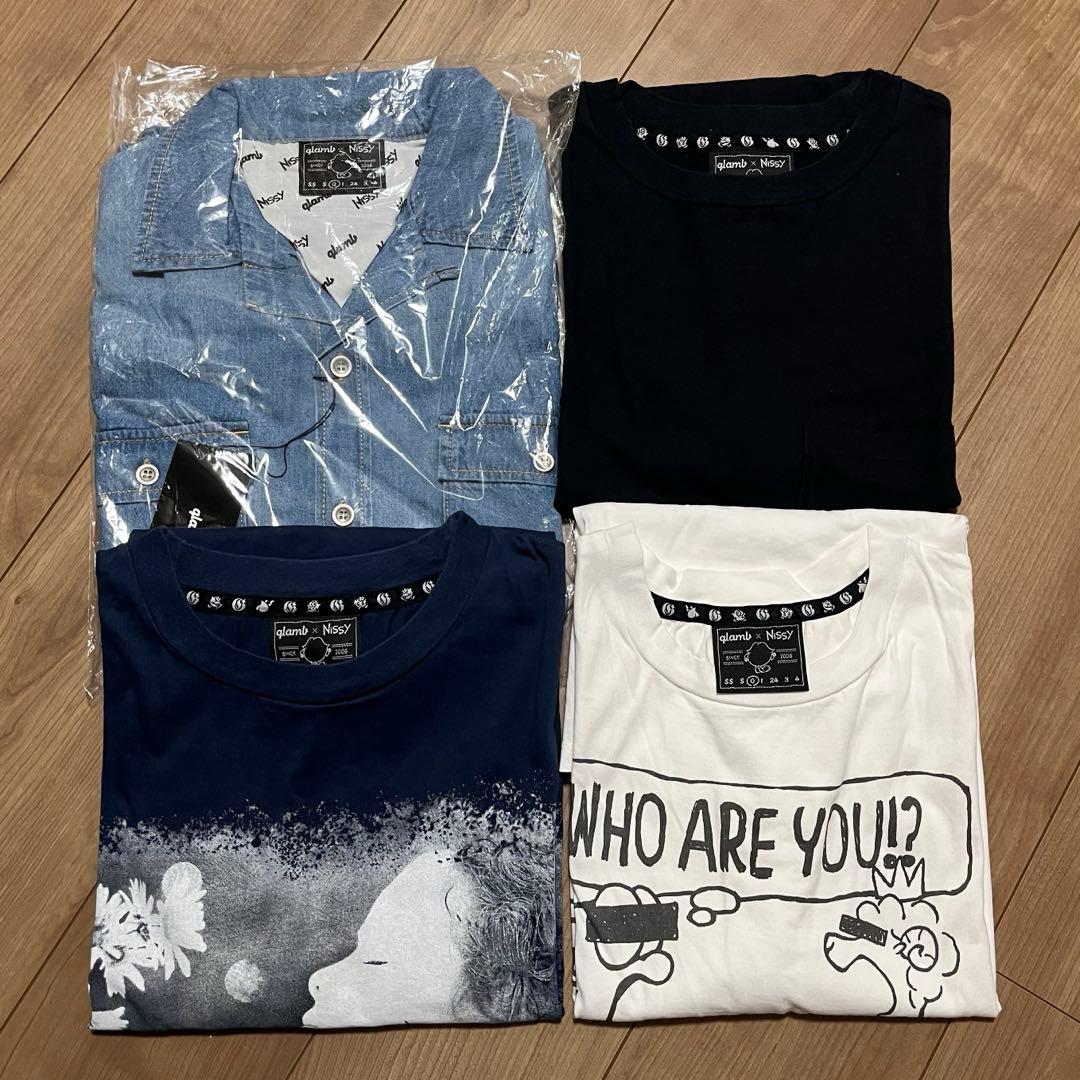 Nissy×glamb コラボシャツ 0サイズ 4枚セット