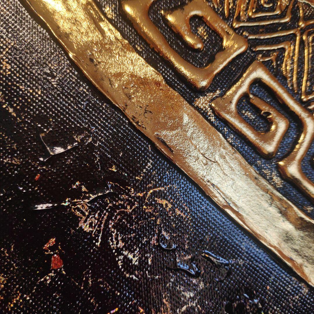 金鍍金鳳凰龍図