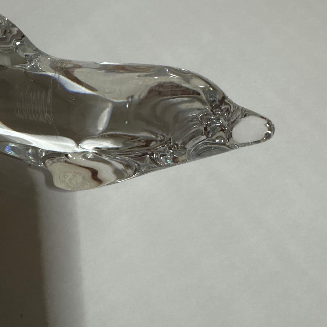 バカラ　Baccarat イルカ　置物　インテリア　グラス