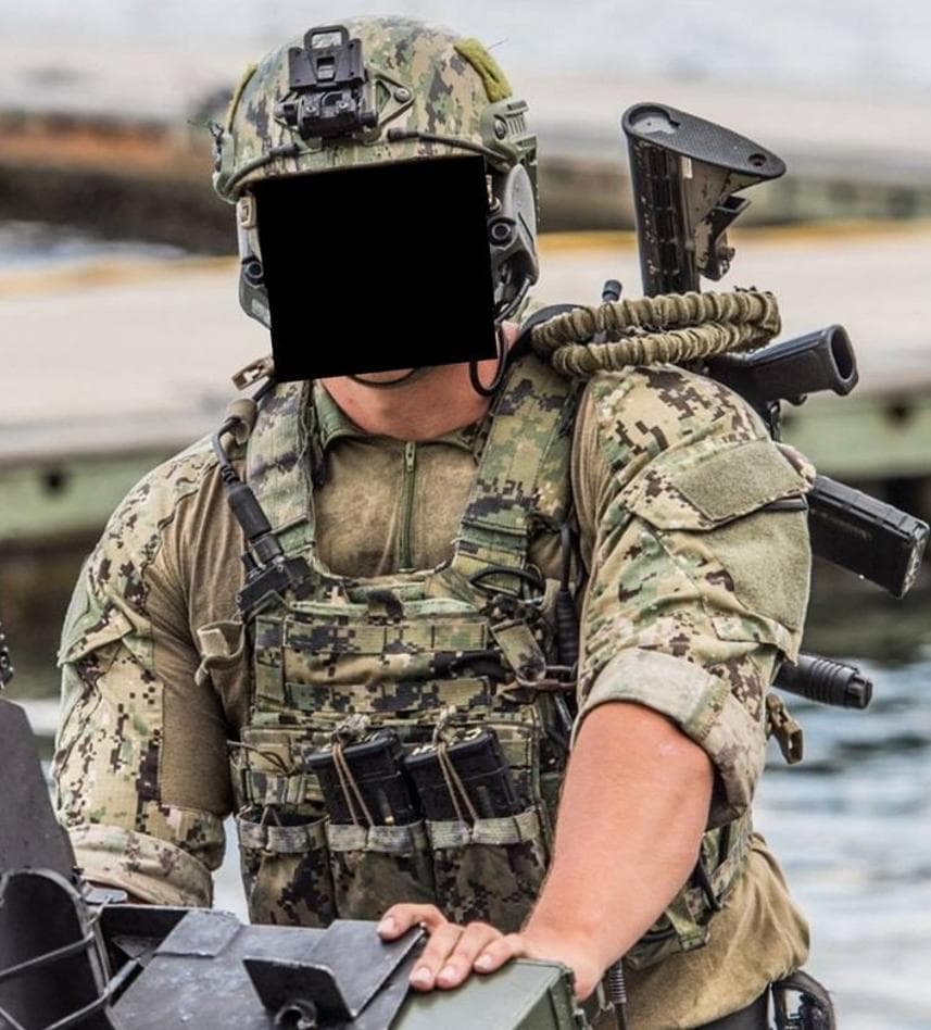 SEMAPO AOR2 コンバットシャツ NAVY CUSTOM DEVGRU