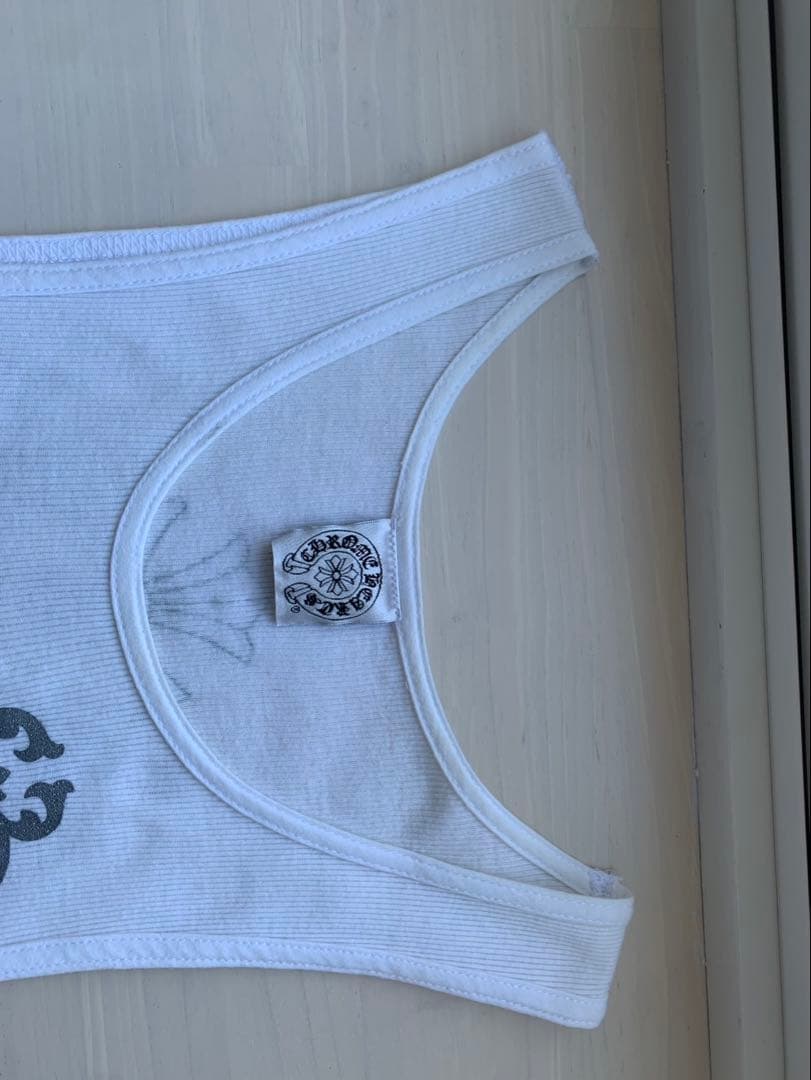 Chrome Hearts ホワイト タンクトップ　M