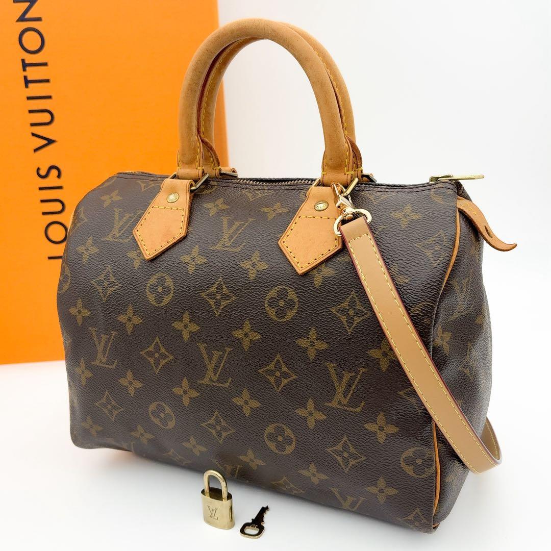ショルダーベルト付き★ルイヴィトン モノグラム スピーディ25 ショルダーバッグ