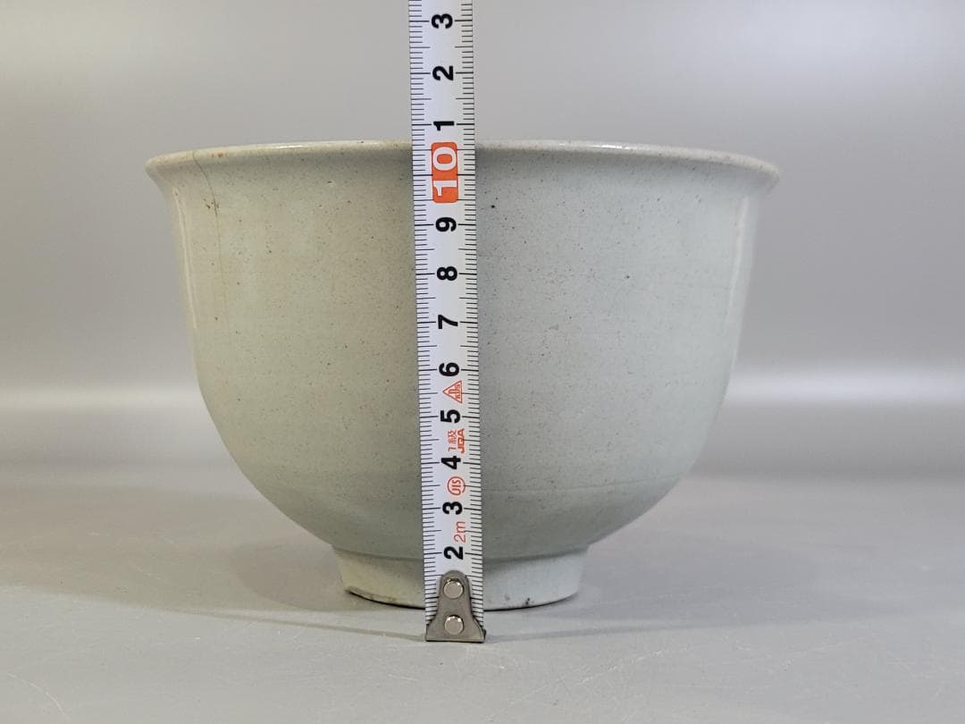 朝鮮 李朝 白磁 碗 深鉢 古美術 DT412