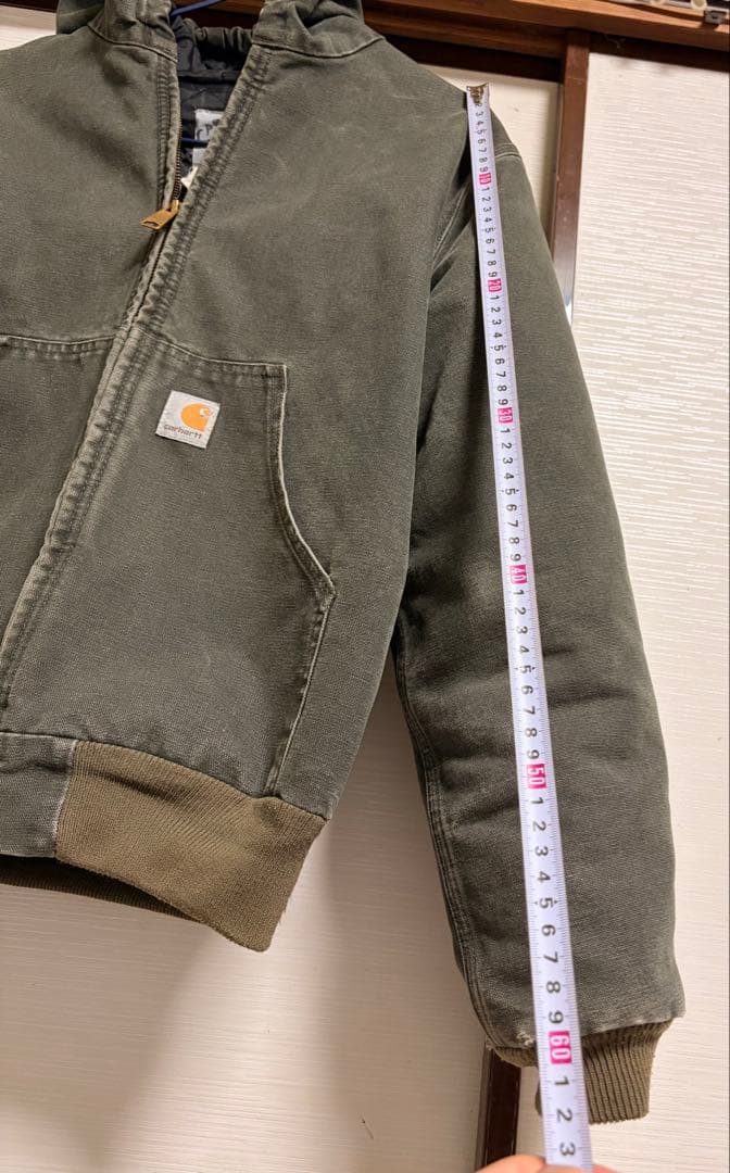 Carhartt フード付きジャケット オリーブグリーンXS