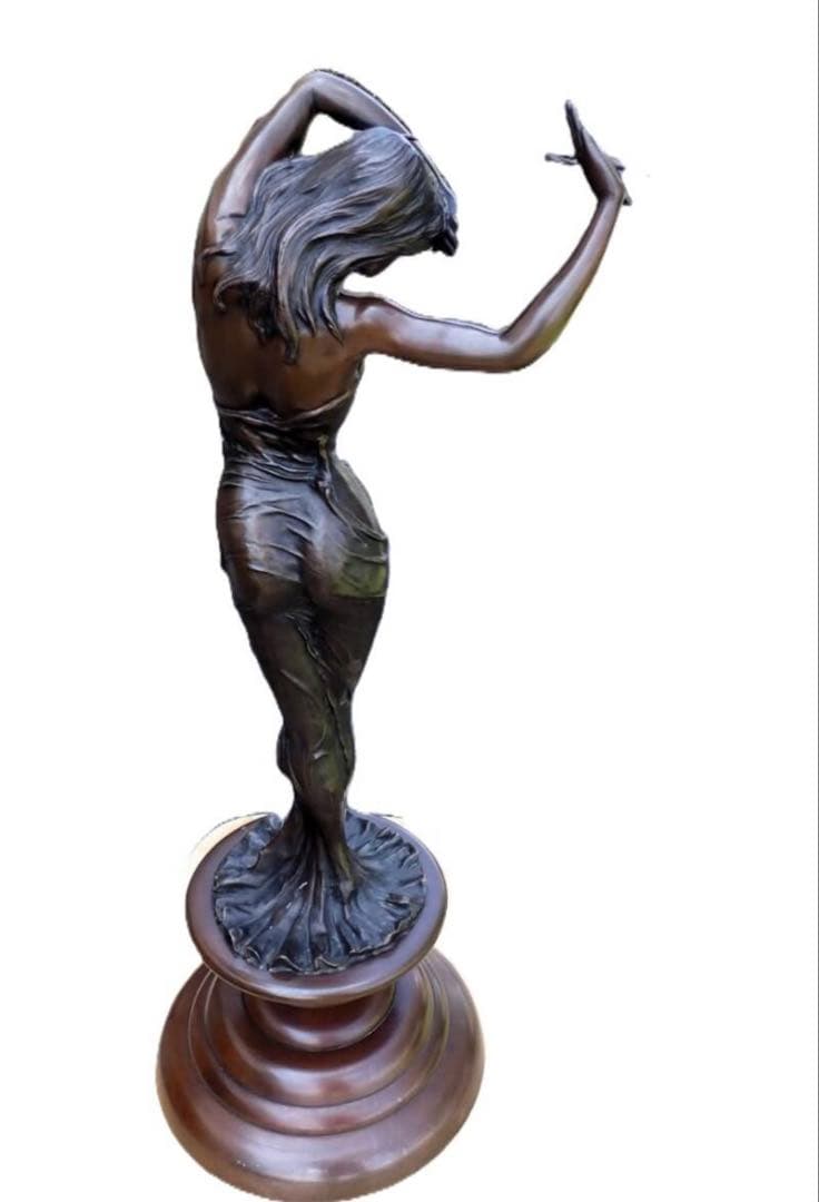 ブロンズ像 裸婦 葡萄像 美術品 彫刻 インテリア 置物 アンティーク