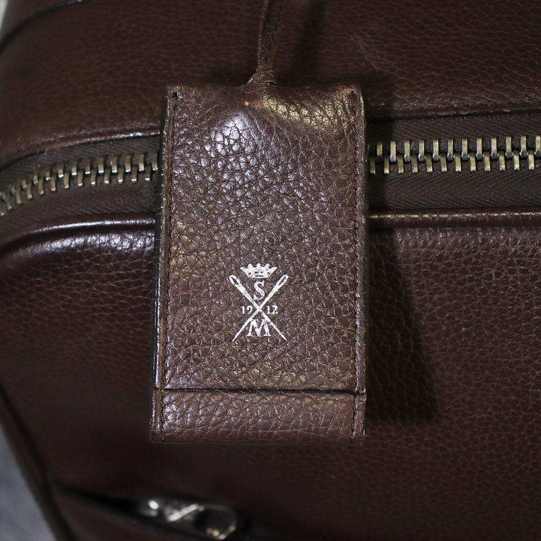 ITALY高級ブランド✨ストールマンテラッシ トラベルキャリーバッグ レザー