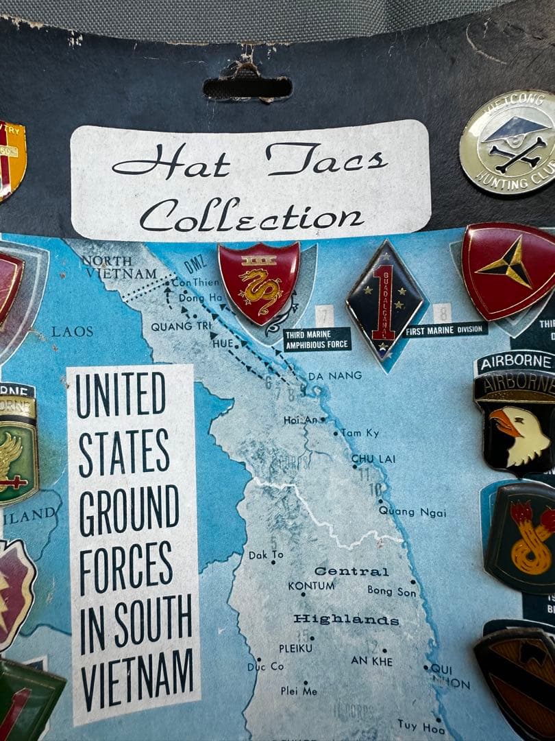 米軍　ベトナム派遣部隊　ピンバッジ