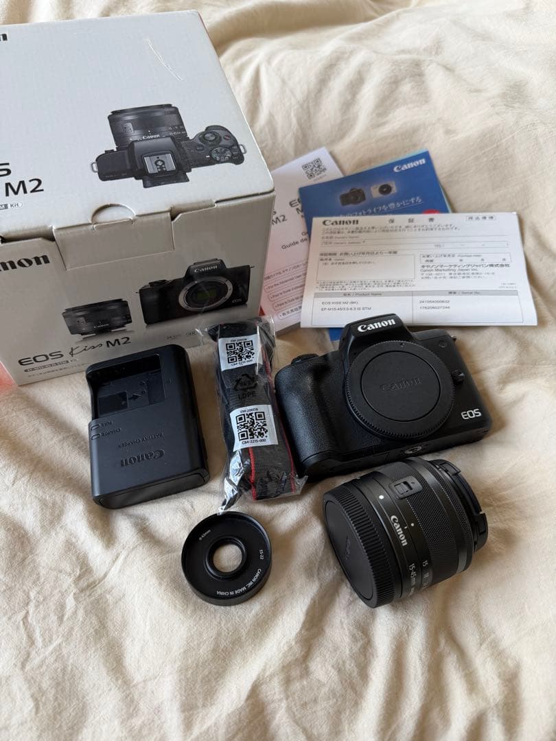 Canon EOS Kiss M2 本体 + レンズセット