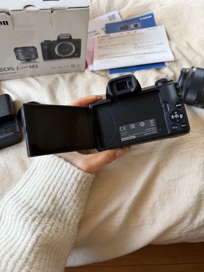 Canon EOS Kiss M2 本体 + レンズセット