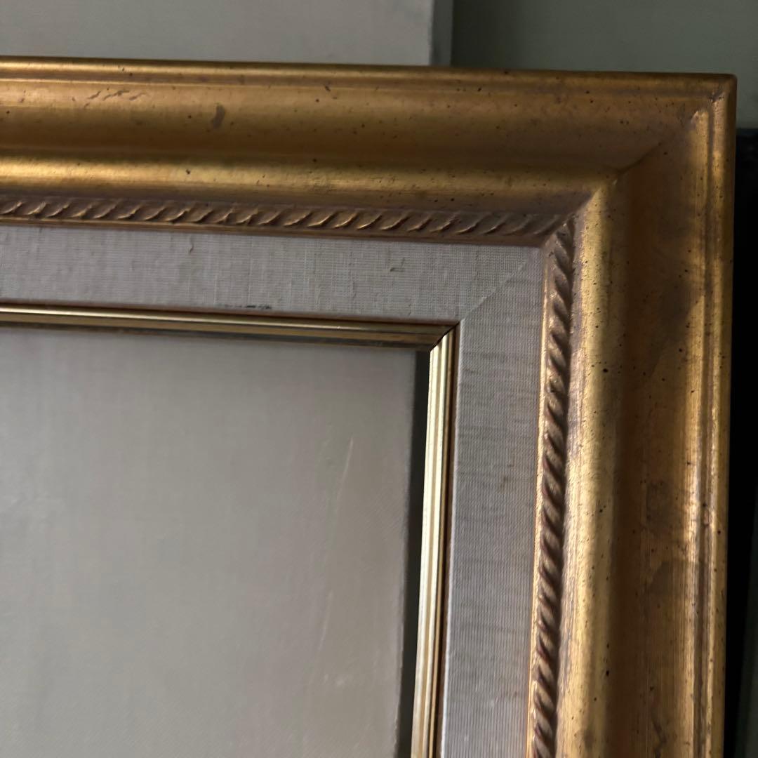 F 100 油絵用額縁　油彩額　アンティークフレーム　ゴールド