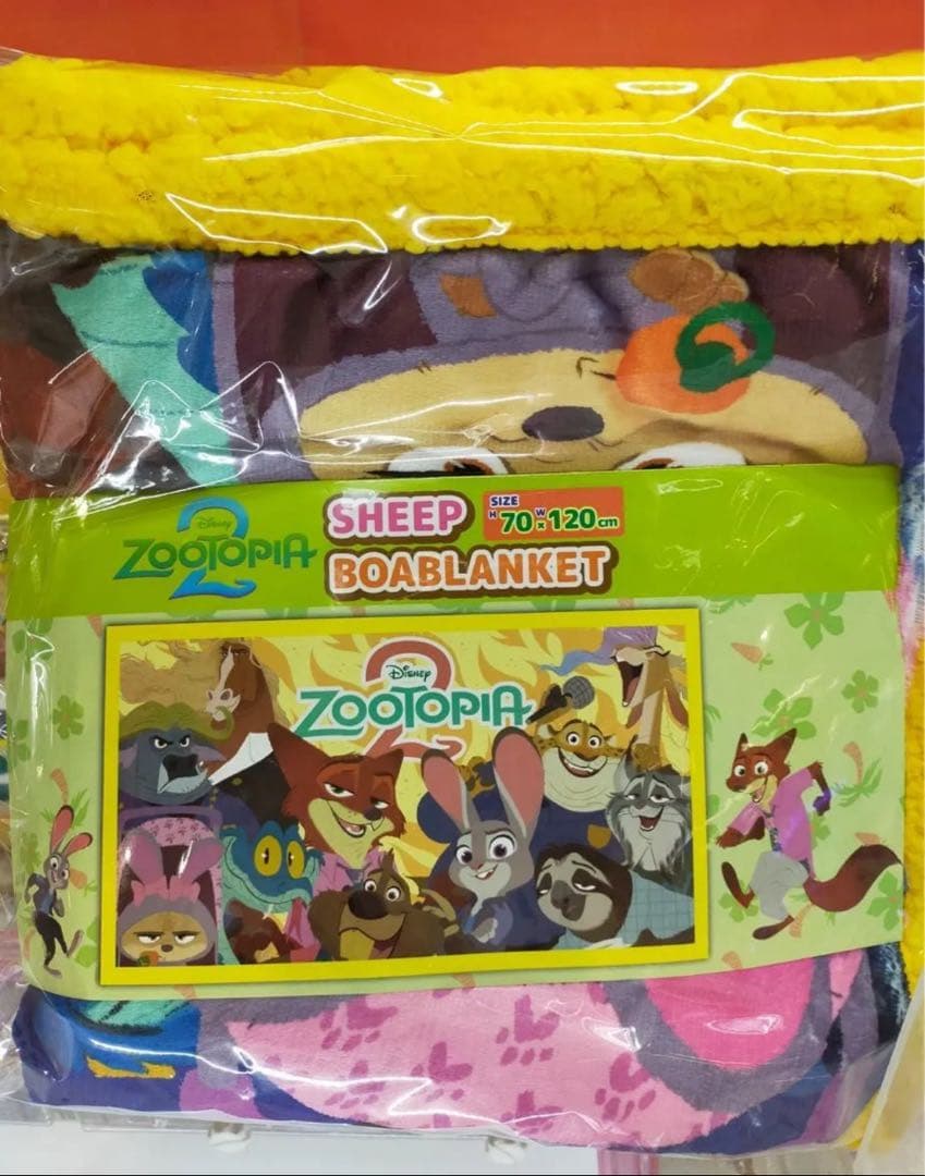 ズートピア2 ブランケット　モニタートップ　フィギュア　保温保冷マルチバッグ