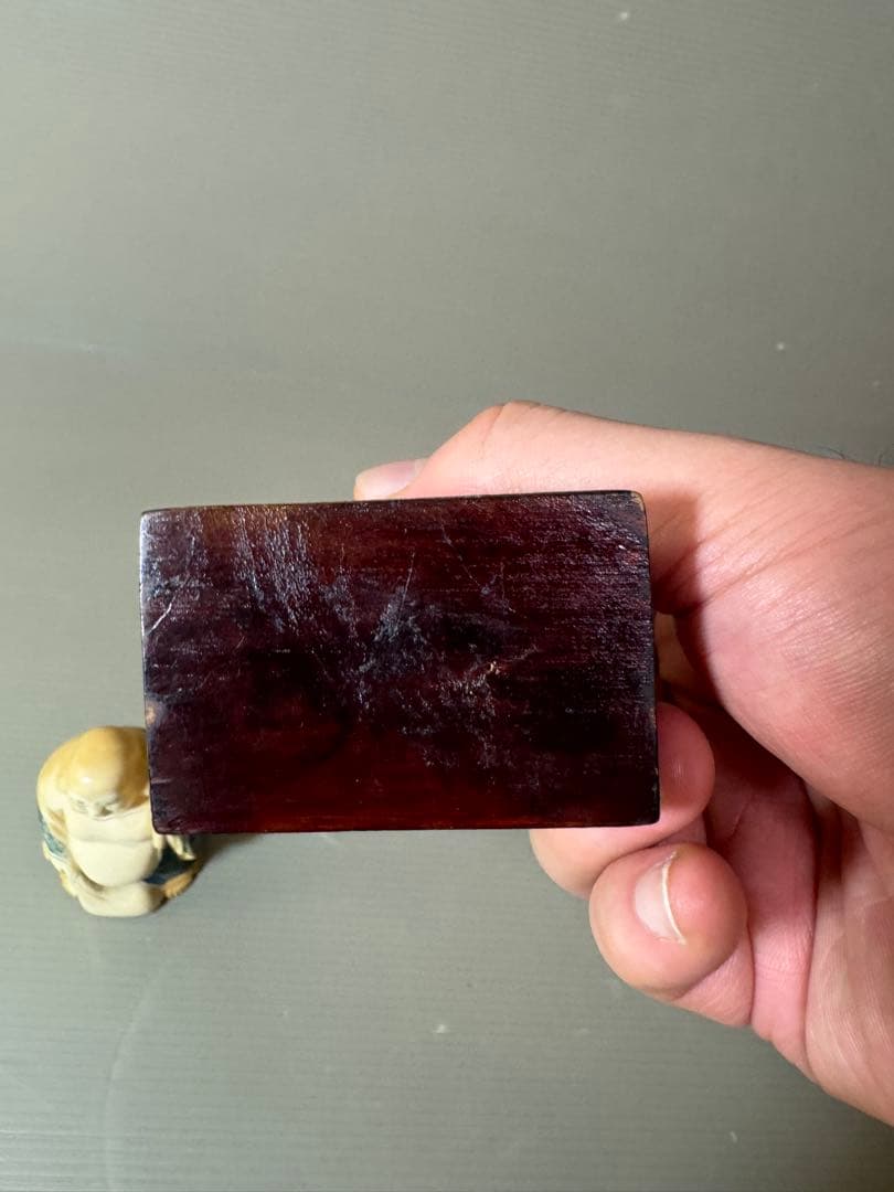 2733 根付　置物　2客　骨董品　古美術　布袋　仏像 七福神