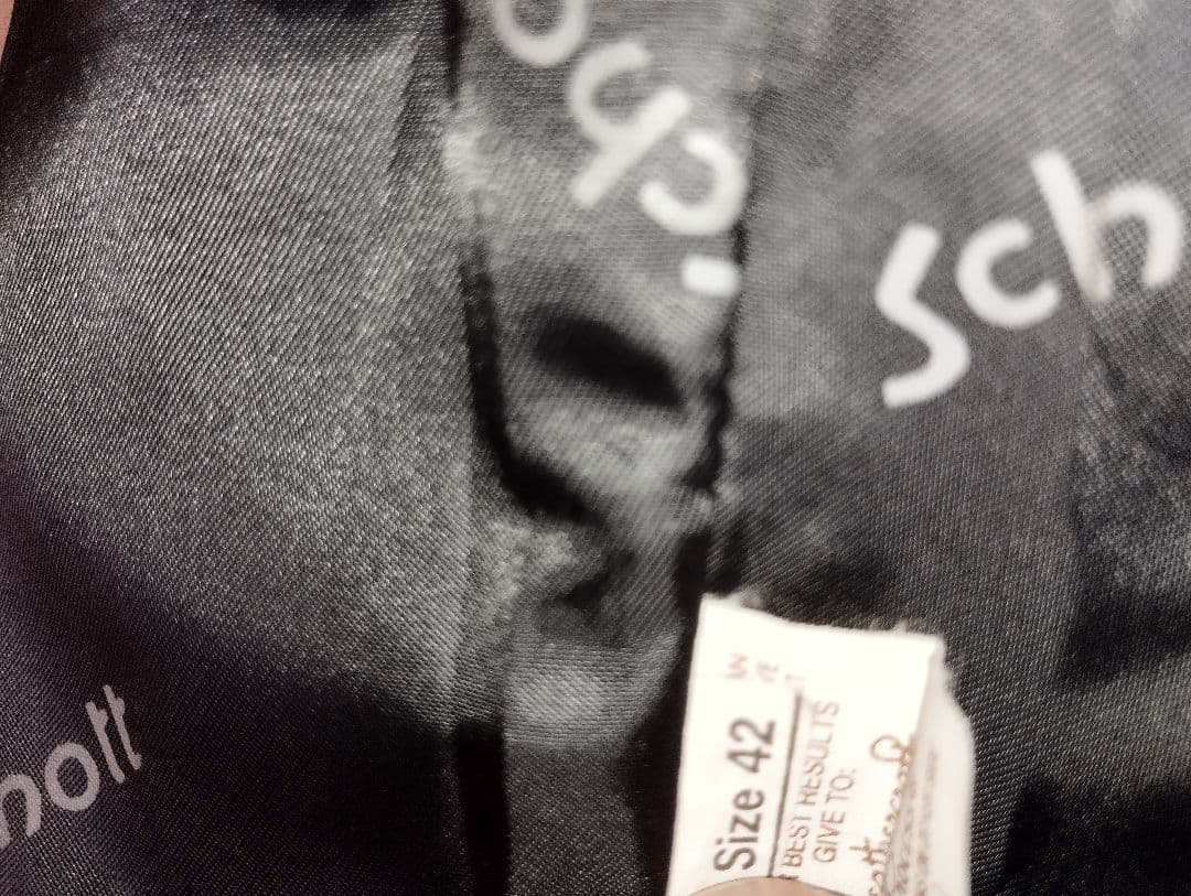 希少　schott シングルライダース 42サイズ　黒