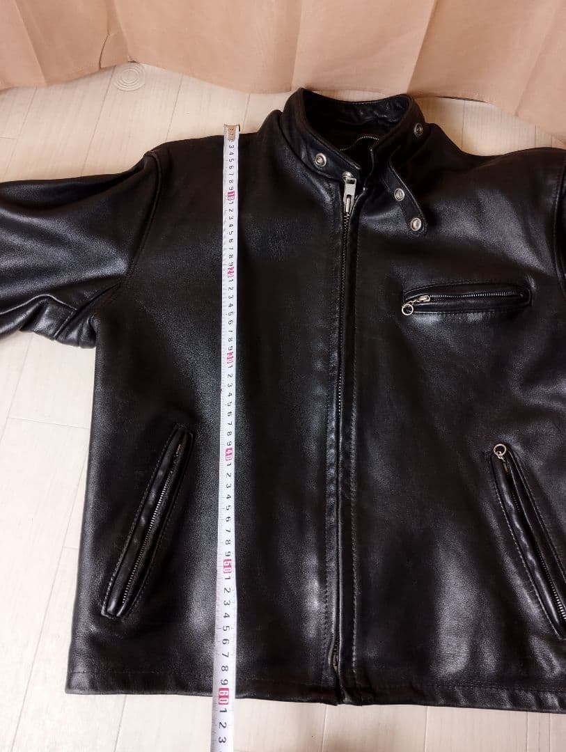 希少　schott シングルライダース 42サイズ　黒