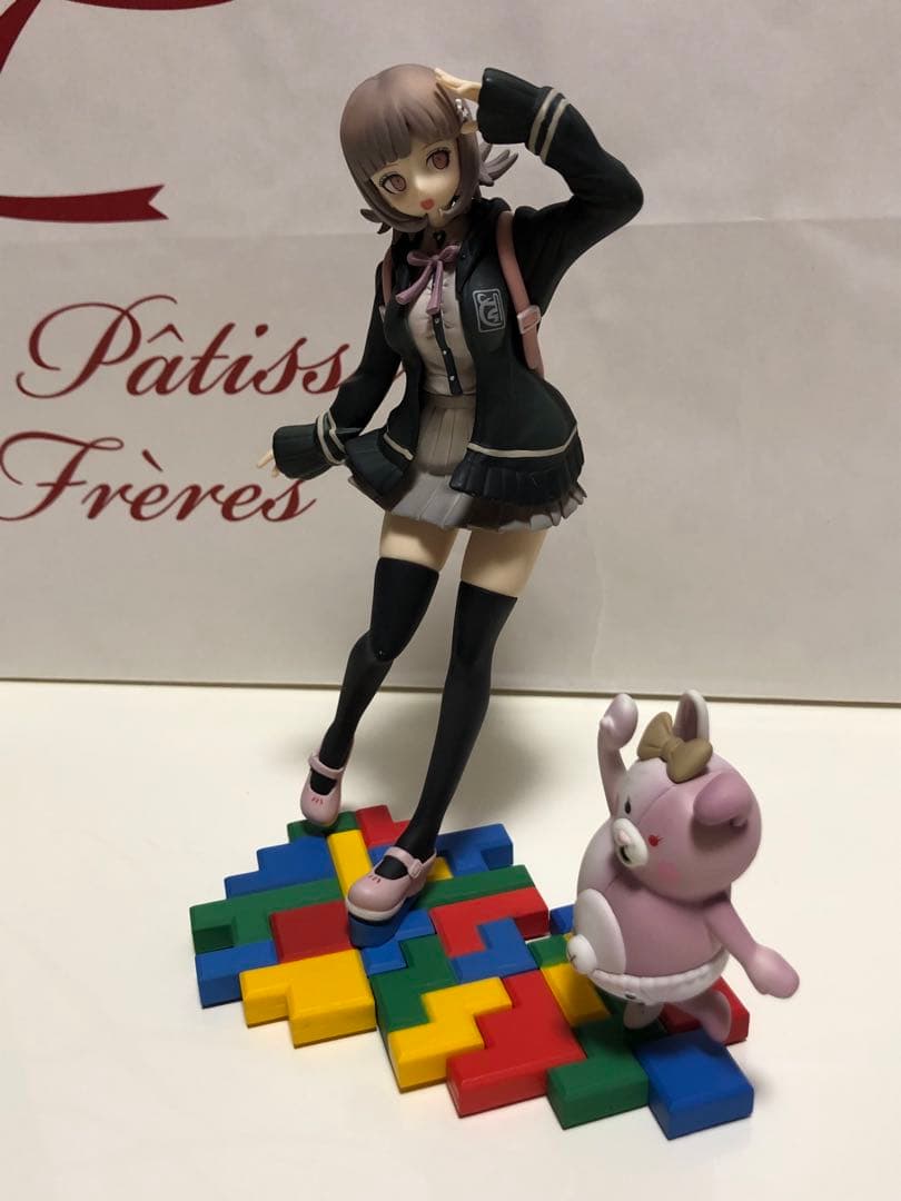 スーパーダンガンロンパ2 さよなら絶望学園の七海千秋とモノミ　フィギュア　箱無し