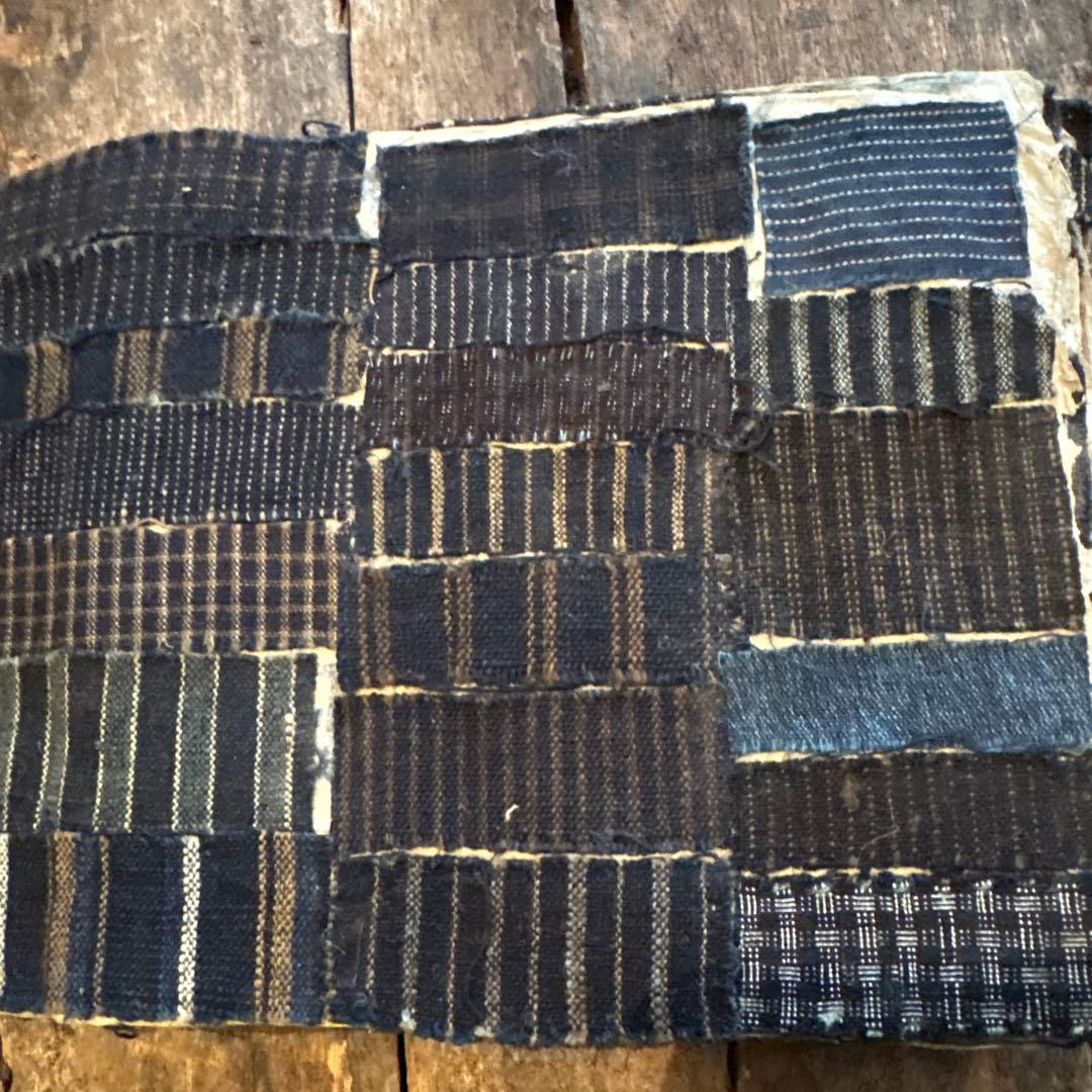 希少◆縞帳　古布　縞　襤褸