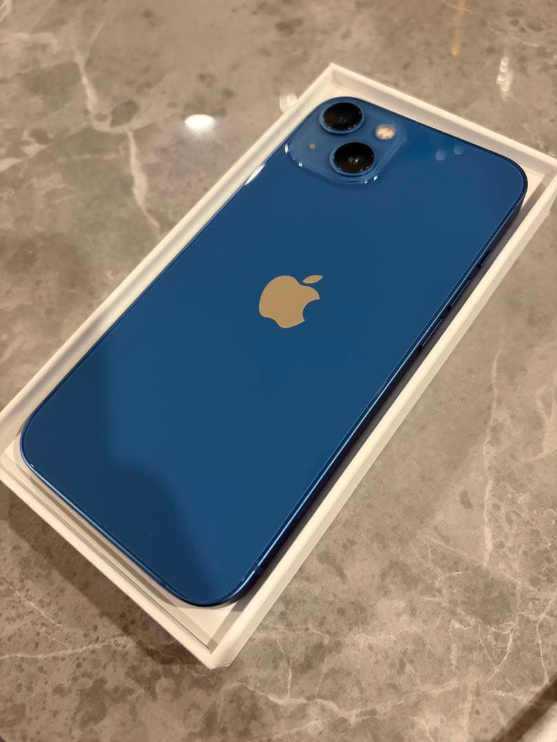 【超美品】iPhone13 256GB ブルー バッテリー99% SIMフリー