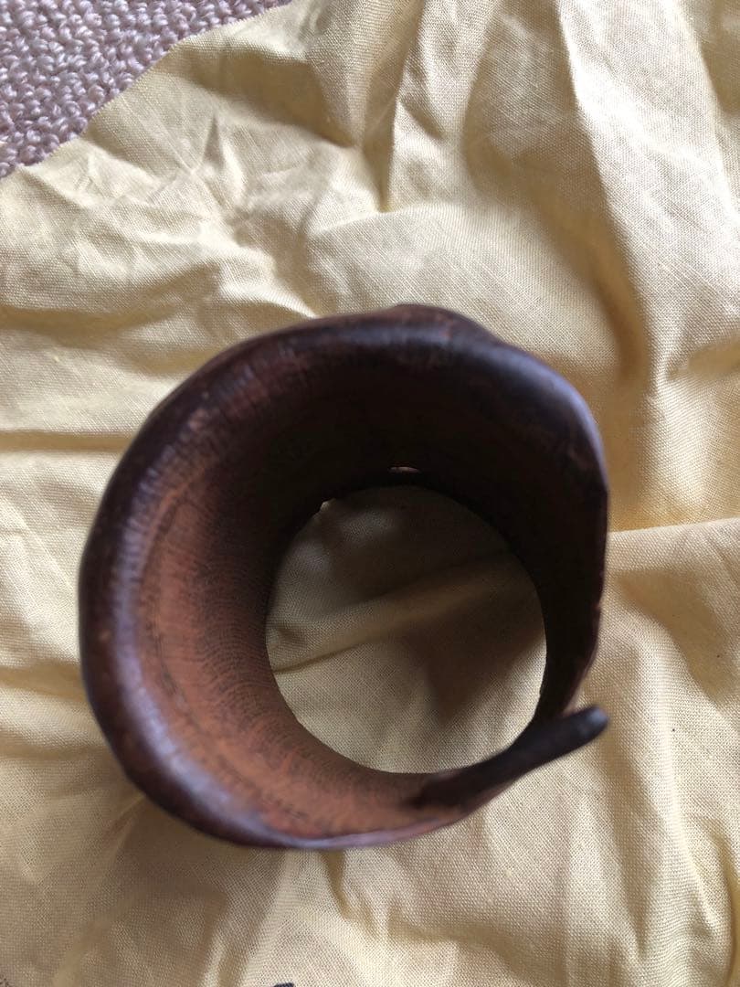 蓋置　一葉　須賀月真氏作　共箱入