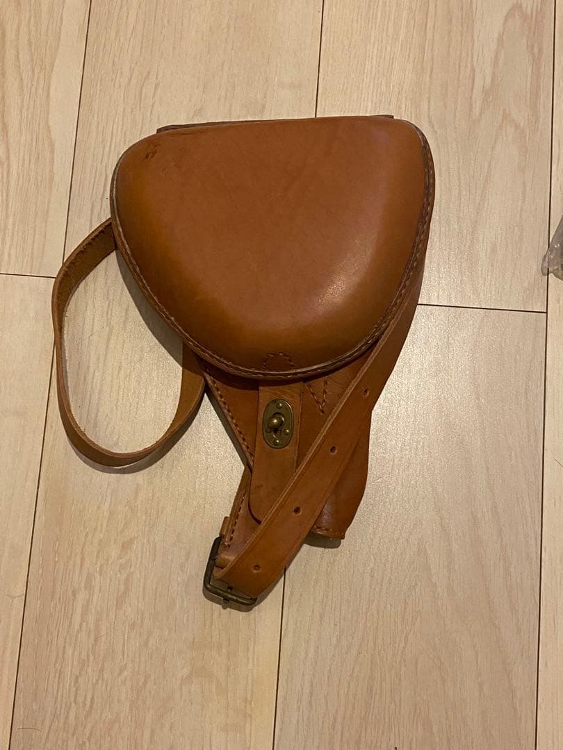 南部十四年式拳銃 ホルスター 拳銃嚢 南部14年式 前期型 本革製