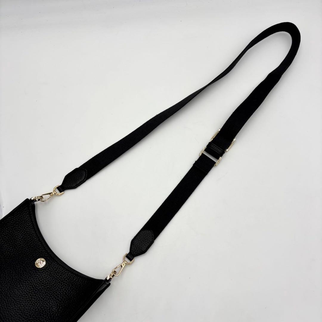 【美品】MICHAEL KORS マイケルコース　ショルダーバッグ　レザー　黒色