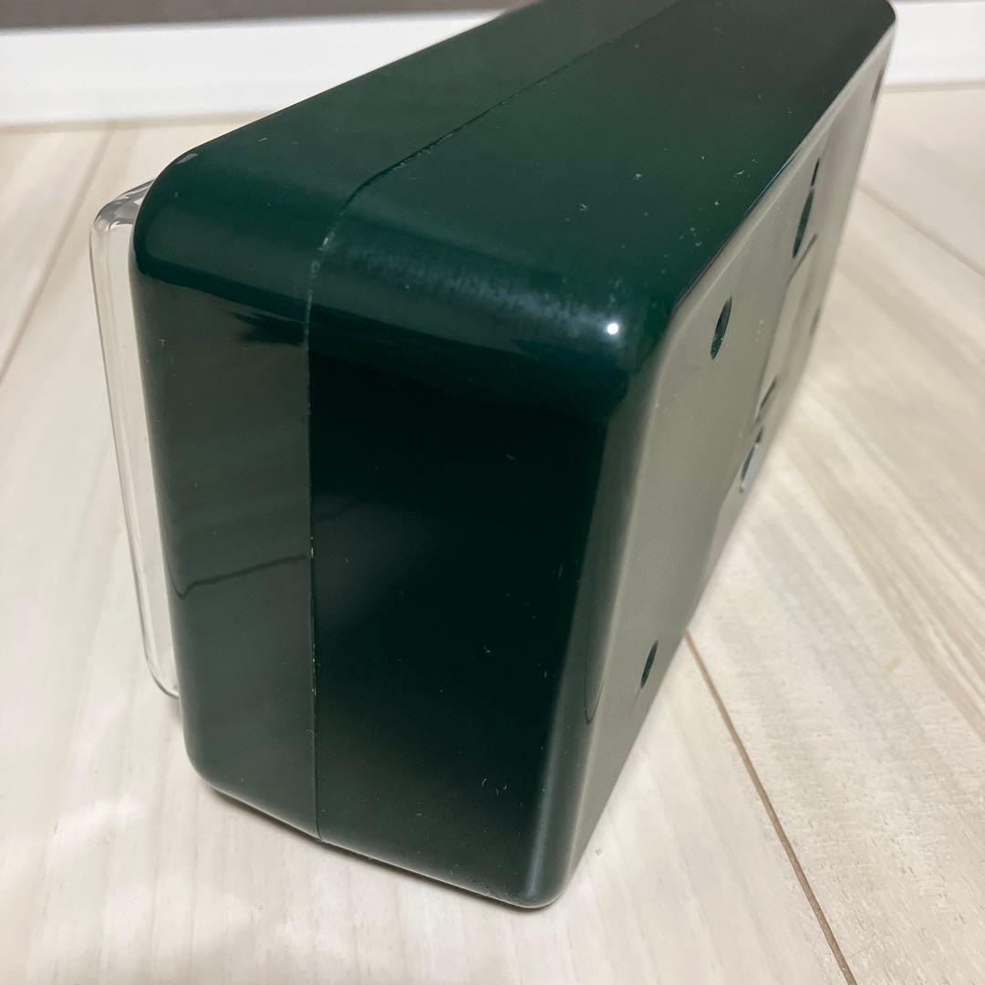 TWEMCO（トゥエンコ）/ 「whiz」デジタルパタパタ置時計 ダークグリーン